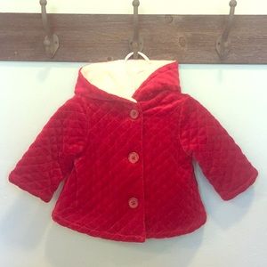Gymboree Infant Girls Hooded Jacket. Size 6-12 mo